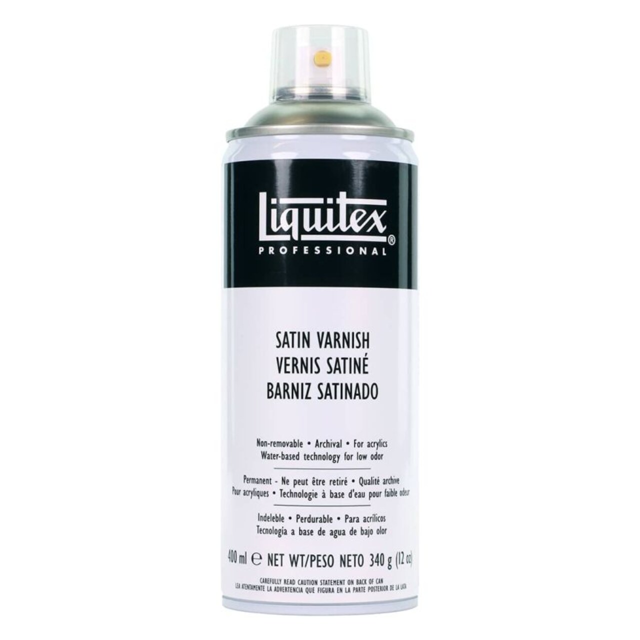 Liquitex Professional Spray Paint Varnish - Satin Varnish, 400ml